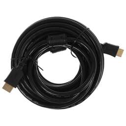 BURO Кабель аудио-видео BU-HDMI-v1.4-10M-FF HDMI (m)/HDMI (m) 10м. феррит.кольца позолоч.конт. черный