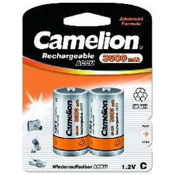 CAMELION (6184) C- 3500MAH NI-MH BL-2 (NH-C3500BP2, аккумулятор,1.2В)