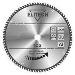 ELITECH Диск пильный по алюм. 1820.116700 d=235мм d(посад.)=30мм (циркулярные пилы) (упак.:1шт)