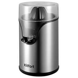KITFORT Соковыжималка КТ-1119, цитрусовая, нержавеющая сталь и черный