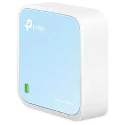 TP-LINK Wi-Fi роутер TL-WR802N, Wi-Fi 4, N300, 2.4ГГц, 1 WAN/LAN, белый