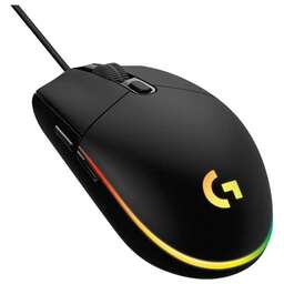LOGITECH Мышь проводная игровая G102 LIGHTSYNC black (USB, оптическая, 8000 dpi, 6but) (910-005808)