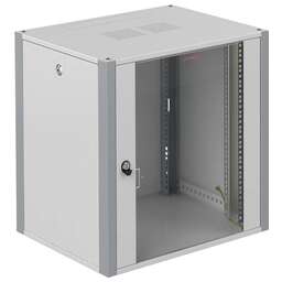 SYSMATRIX Шкаф коммутационный (WP 6409.710) настенный 9U 600x450мм пер.дв.стекл 60кг серый 300мм 17.3кг 450мм IP20 металл