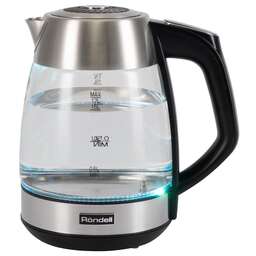RONDELL Чайник электрический RDE-1004 1.7л. 2200Вт корпус: стекло/металл