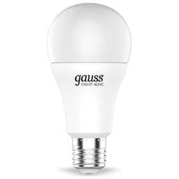 GAUSS Умная лампа Smart Home E27 RGB 10Вт 1055lm Wi-Fi (1шт) [1180112]