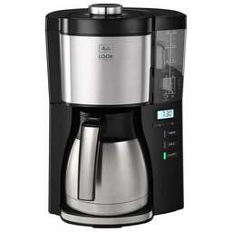 MELITTA Кофеварка капельная Look V Therm Timer Black Filter 1000Вт черный/нержавеющая сталь