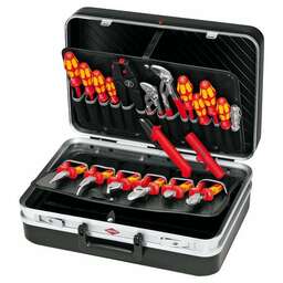 KNIPEX Набор инструментов KN-002120 20 предметов диэлектр.покр. (жесткий кейс)