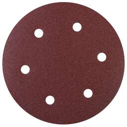 PATRIOT Круг шлифовальный на липучке (225мм, Р60, 6 отв)