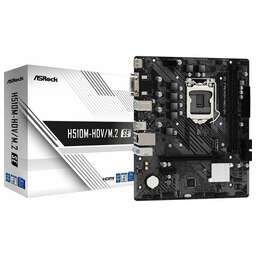 ASROCK Материнская плата H470 S1200 MATX H510M-HDV/M.2 SE