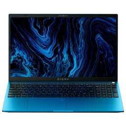 DIGMA Ноутбук Pro Sprint M 15.6", 2023, IPS, Intel Core i7 1165G7 2.8ГГц, 4-ядерный, 16ГБ DDR4, 512ГБ SSD, Intel Iris Xe graphics, Windows 11 Professional, синий [dn15p7-adxw03]