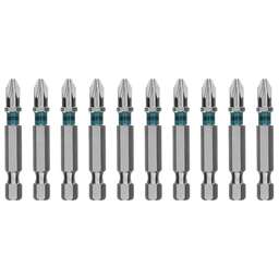 GROSS Бита PZ2х50мм, сталь S2, шестигр., отрывн., 10 шт. 113145