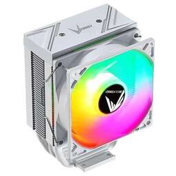 FORMULA Устройство охлаждения(кулер) Ice Burg 3Pin ARGB Soc-AM5/AM4/1200/1700/1851 белый 3-pin 17-34dB Al+Cu 170W 552gr Ret (ICE BURG ARPW 4P WH 3PIN)