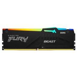 KINGSTON 16GBDDR5 5600 DIMM FURY Beast RGB XMP Gaming Memory KF556C40BBA-16 Non-ECC, CL40, 1.25V, 1RX8 40-40-40 288-pin 16Gbit, RTL