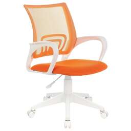 БЮРОКРАТ Кресло CH-W695NLT, на колесиках, сетка/ткань, оранжевый [ch-w695nlt/or/tw-961]