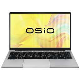 OSIO Ноутбук FocusLine F150a-012 15.6", 2023, IPS, AMD Ryzen 5 5500U 2.1ГГц, 6-ядерный, 16ГБ DDR4, 1ТБ SSD, AMD Radeon Graphics, без операционной системы, серый