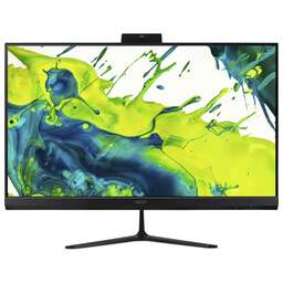 ACER Моноблок Aspire C27B-GARL 27" Full HD Core Ultra 5 225U (1.3) 16Gb SSD512Gb Graphics Eshell GbitEth WiFi BT клавиатура мышь Cam черный 1920x1080