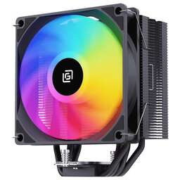 OKLICK Устройство охлаждения(кулер) Оклик OG-CPC180FRGB-PWM1 RGB Soc-AM5/AM4/1200/1700/1851 черный 4-pin 20dB Al+Cu 180W 820gr Ret
