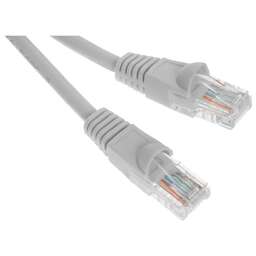 BURO Патч-корд UTP-5E-5M-G-LSZH UTP cat.5E 5м серый RJ-45 (m)-RJ-45 (m)