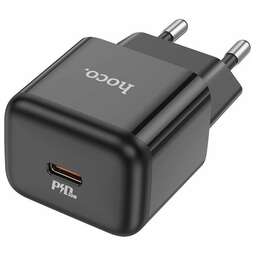 HOCO Сетевое зар./устр. N32 Glory Black 30W 3A+2A+1.5A (PD+QC+AFC) USB Type-C универсальное черный