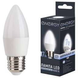 ENERGY LED С37-7-E27-4000 (109299)
