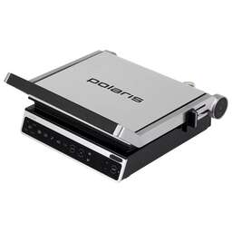 POLARIS Электрогриль PGP 3003, серебристый и черный
