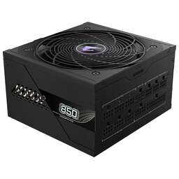 GIGABYTE Блок питания ATX 850W Aorus Elite GP-AE850PM PG5 Gen.5 80+ platinum (20+4pin) APFC 120mm fan 8xSATA Cab Manag RTL