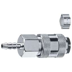 ЗУБР Переходник для пневмоинструмента 64917-06 серый