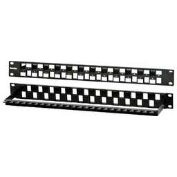 HYPERLINE Патч-панель наборная PPBL3-19-24S-RM 19" 1U 24xRJ45