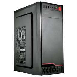 KINGPRICE Корпус KPCC-MD201 черный без БП ATX 1x80mm 4x120mm 2xUSB2.0 audio