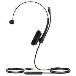 YEALINK Гарнитура проводная UH34 Lite Mono UC черный