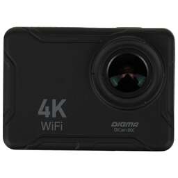 DIGMA Экшн-камера DiCam 80C 4K, WiFi, черный [dc80c]