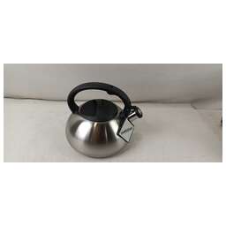 WEBBER BE-0587 Чайник нерж со свистком 3л, сатин (8749816)