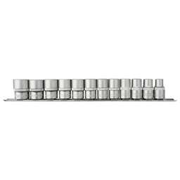 THORVIK Набор головок торцевых 12-гранных 1/2"DR на держателе, 10-24 мм, 12 предметов, S13S1212SM (54363)