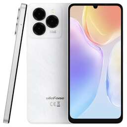 ULEFONE Смартфон Note 20 Pro Euroasia 4+128 Ribbons White/6.75”HD+/90Hz/UnisocT606/And14/50+2+Depth/8MP/6000mAh