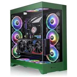 THERMALTAKE Корпус CTE E660MX Racing зеленый без БП E-ATX 13x120mm 11x140mm 2xUSB3.0 audio bott PSU