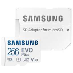 SAMSUNG Карта памяти MICRO SDXC EVO+ 256GB V10 W/A MB-MC256SA/EU
