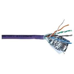 LANMASTER Кабель информационный LAN-5EFTP-HFLT-VI кат.5E FTP 4 пары 24AWG LSZH внутренний 305м фиолетовый