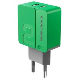 MORE CHOICE (4627151191683) NC46 2USB 2.4A Green