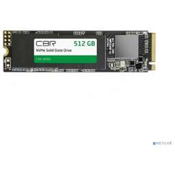 CBR SSD-512GB-M.2-LT22, Внутренний SSD-накопитель, серия Lite , 512 GB, M.2 2280, PCIe 3.0 x4, NVMe 1.3, SM2263XT, 3D TLC NAND, R/W speed up to 2100/1