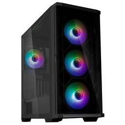 ZALMAN Корпус ATX Z10 Duo, Midi-Tower, без БП, черный