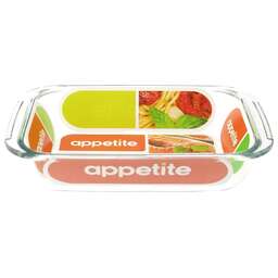 APPETITE Форма стекл прям 23x15x4см/0,7л ТМ