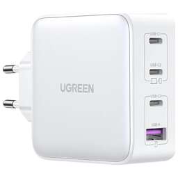 UGREEN Сетевое зарядное устройство CD226 (15337) Nexode 100W USB-A+3*USB-C GaN Tech Fast Charger EU. Цвет: белый