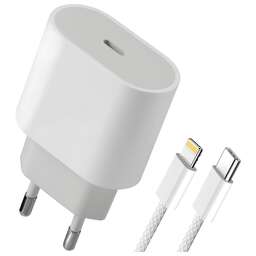 DEFENDER (83223) UPA-121 20W, USB C, Lightning, белый