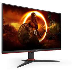 AOC Монитор 23.8" 24G2SAE/BK Black-Red (VA, 1920x1080, HDMI+HDMI+DP, 1 ms, 178°/178°, 350 cd/m, 3000:1, 165Hz, MM) (199919)