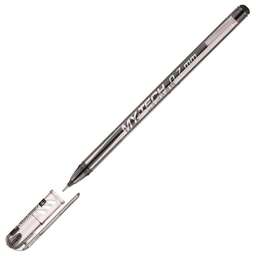 PENSAN Ручка шариков. My-Tech (2240/25BLACK) прозрачный d=0.7мм черн. черн. кор.карт. 1стерж. игловидный пиш. наконечник линия 0.5мм кругл. телескопич