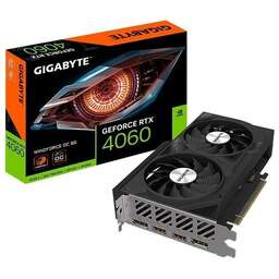 GIGABYTE Видеокарта NVIDIA GeForce RTX 4060 GV-N4060EAGLEOC ICE-8GD 8ГБ Eagle, GDDR6, OC, Ret