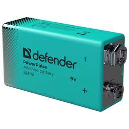 DEFENDER (56261) 6LR61-1BL 9V, блистер, 1 шт., PowerPulse