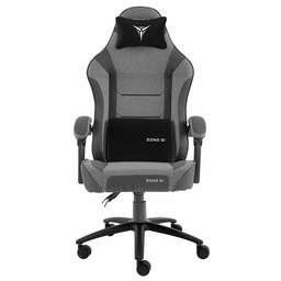 ZONE 51 Кресло игровое Invader x-weave, на колесиках, ткань, серый [z51-vaf-gy]