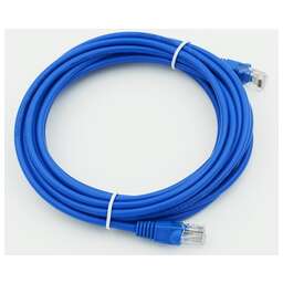 NONAME Патч-корд cat5E molded 5м синий RJ-45 (m)-RJ-45 (m)