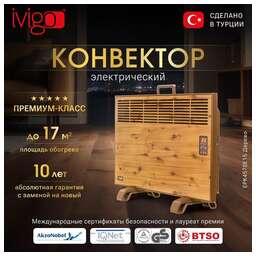 IVIGO Электрический конвектор EPK4570E15 Дерево